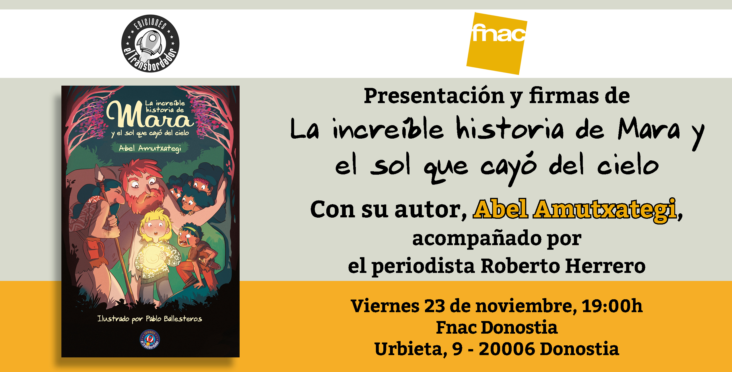 DONOSTIARRAS, Mara os necesita (presentación de libro en FNAC Donostia inside) MaraDonosti